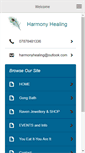 Mobile Screenshot of harmonyhealing.net